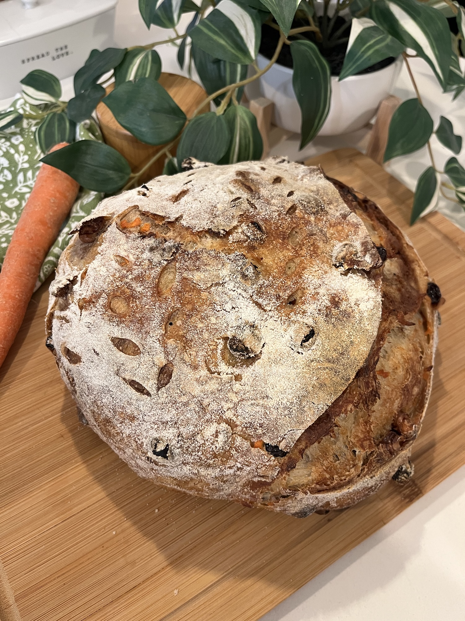 Carrot Cake Sourdough Loaf Recipe